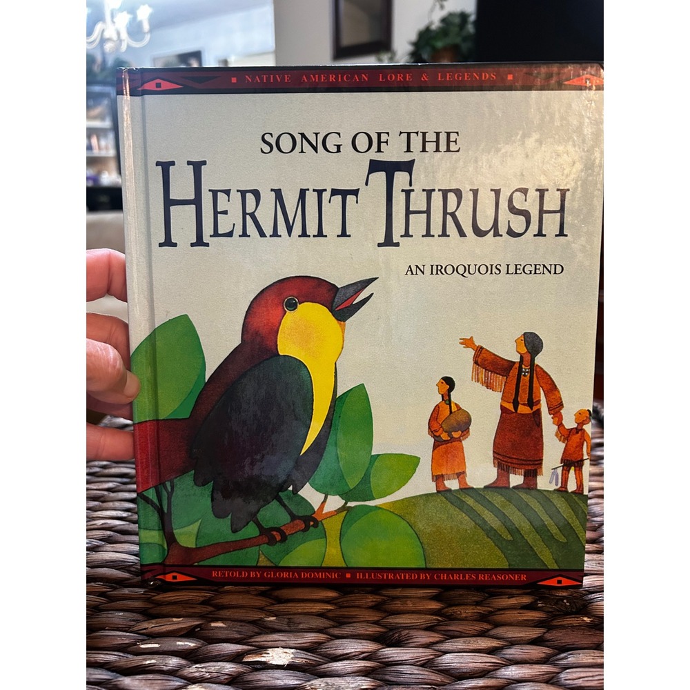 Song of the Hermit Thrush Vintage Children's Bird Book Native American